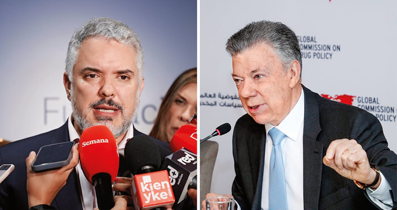 Para el expresidente Iván Duque hay una alianza con el santismo. El apoyo al Gobierno, con la presencia de Juan Fernando Cristo y otras personas, es para que Petro apoye a Santos en la candidatura a la Secretaría General de la ONU.