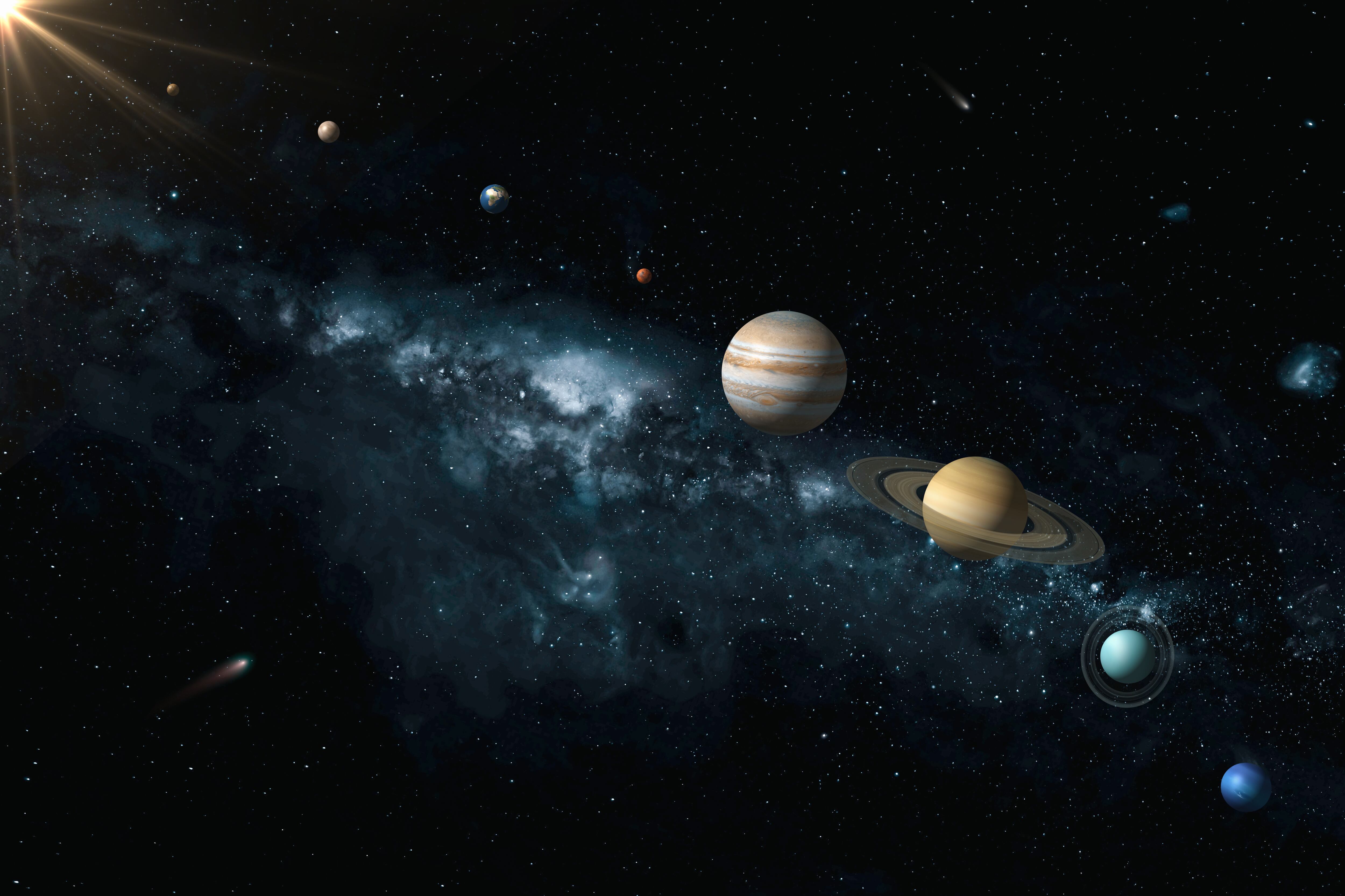 Durante abril se presenta uno de los fenómenos más llamativos: una alineación planetaria o “desfile planetario”.