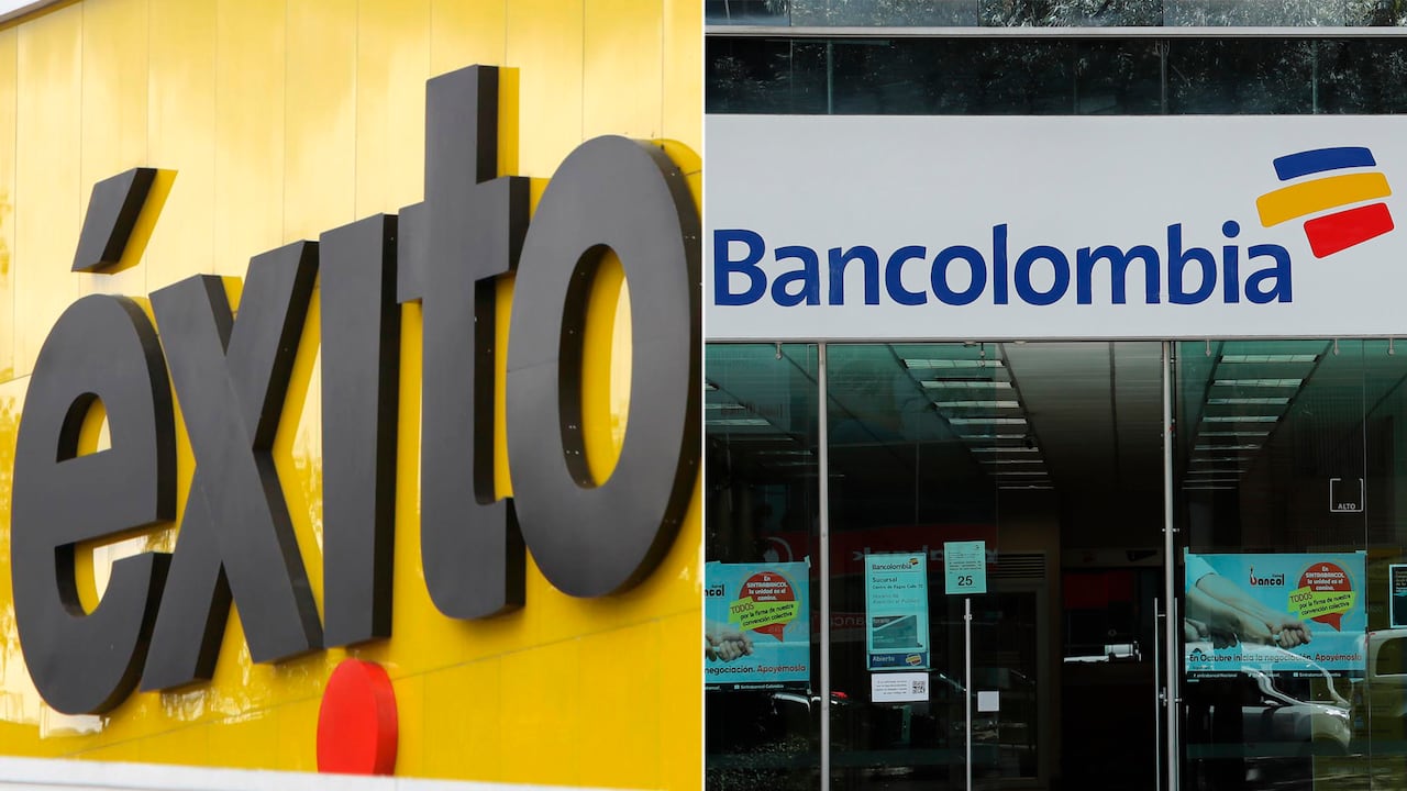 Almacenes Éxito y Bancolombia reportaron sus resultados financieros.