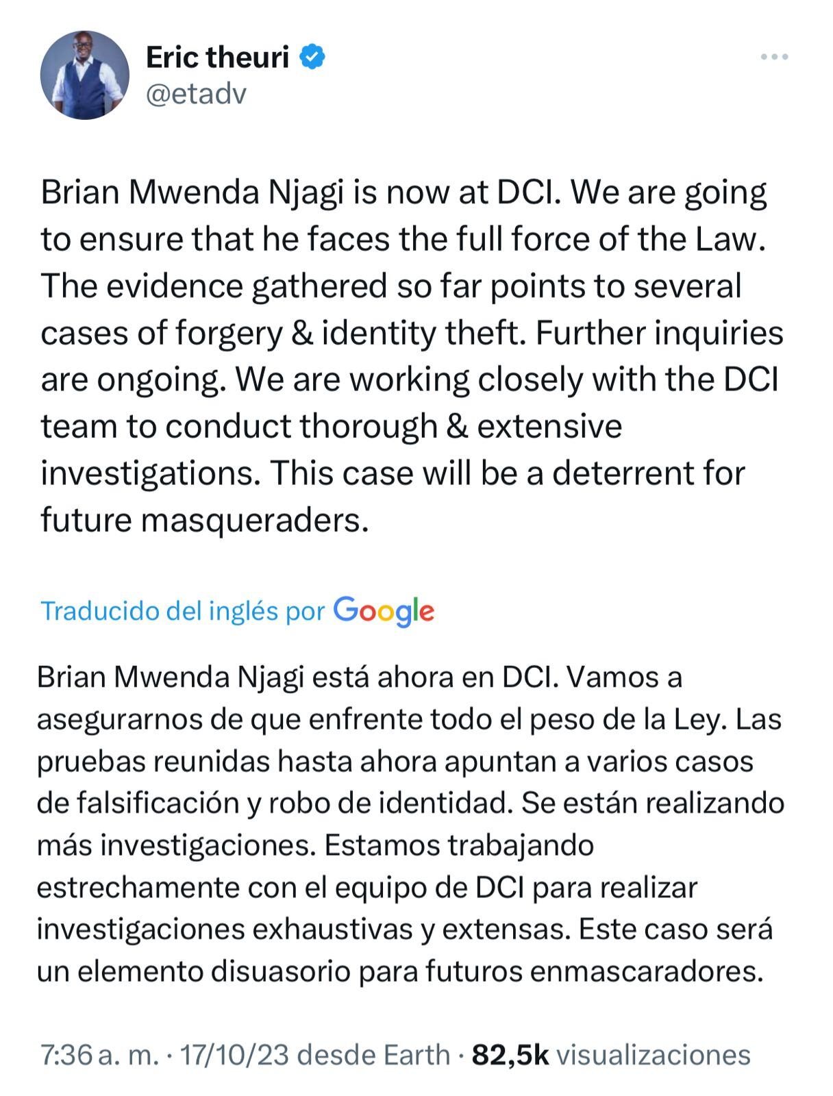 Uno de sus abogados emitió un comunicado vía X