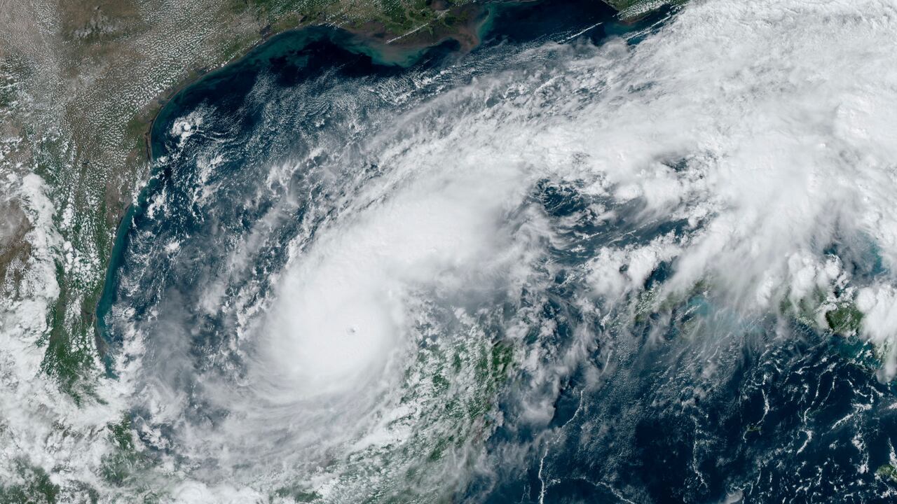 Huracán Milton desde el espacio.