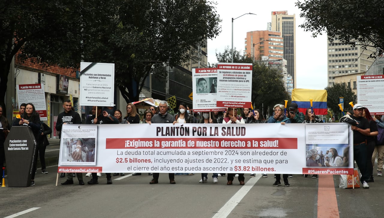 Plantón por la salud