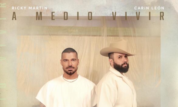 Ricky Martin estrena reversión de uno de sus clásicos junto a Carín León.