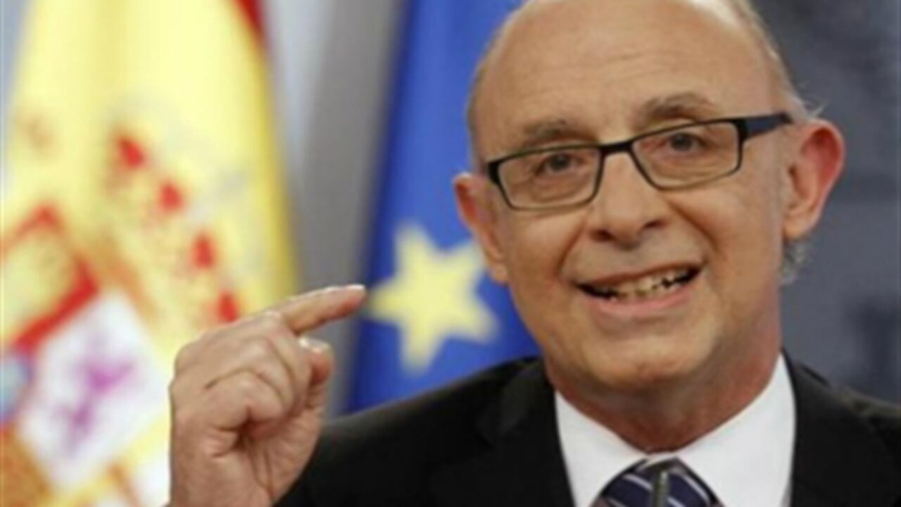 Cristobal Montoro, ministro de Hacienda de España