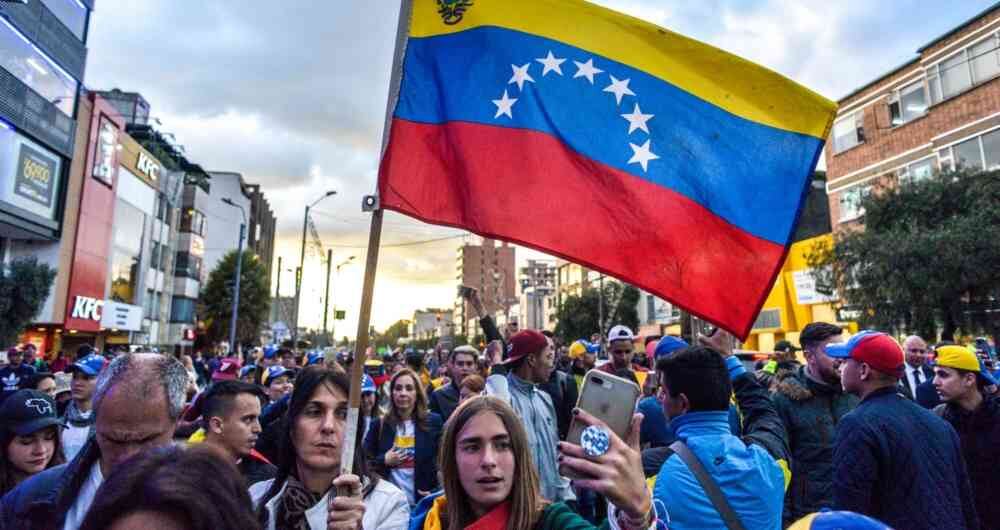 Migrantes venezolanos en Bogotá