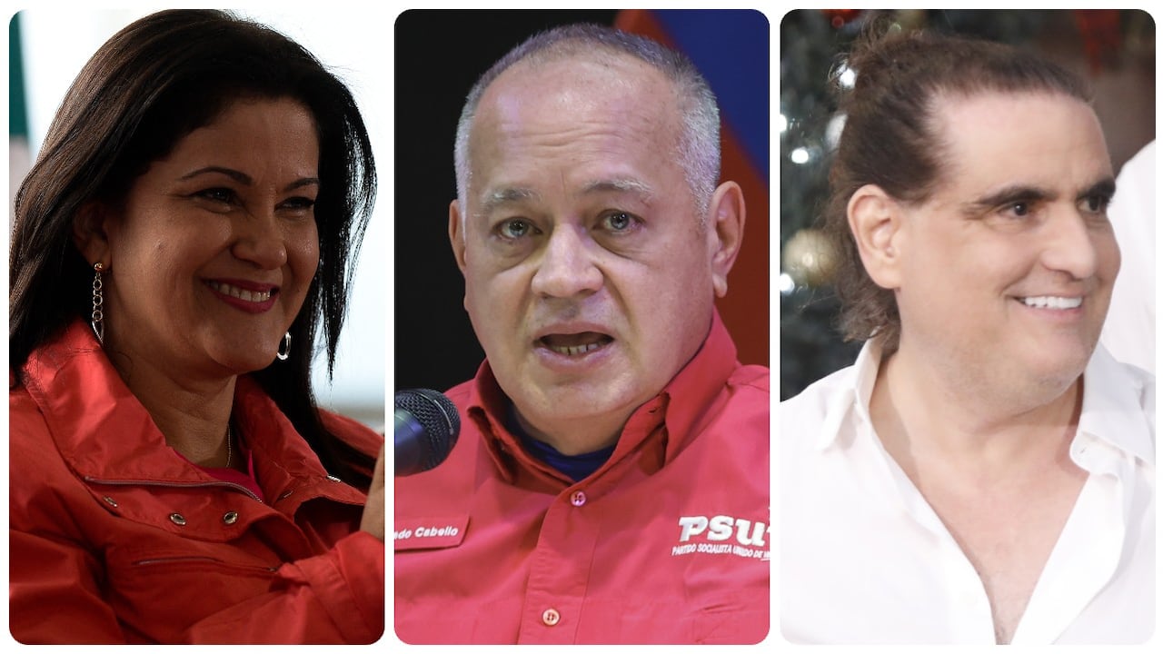 Marleny Contreras, Diosdado Cabello y Alex Saab