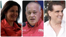 Marleny Contreras, Diosdado Cabello y Alex Saab