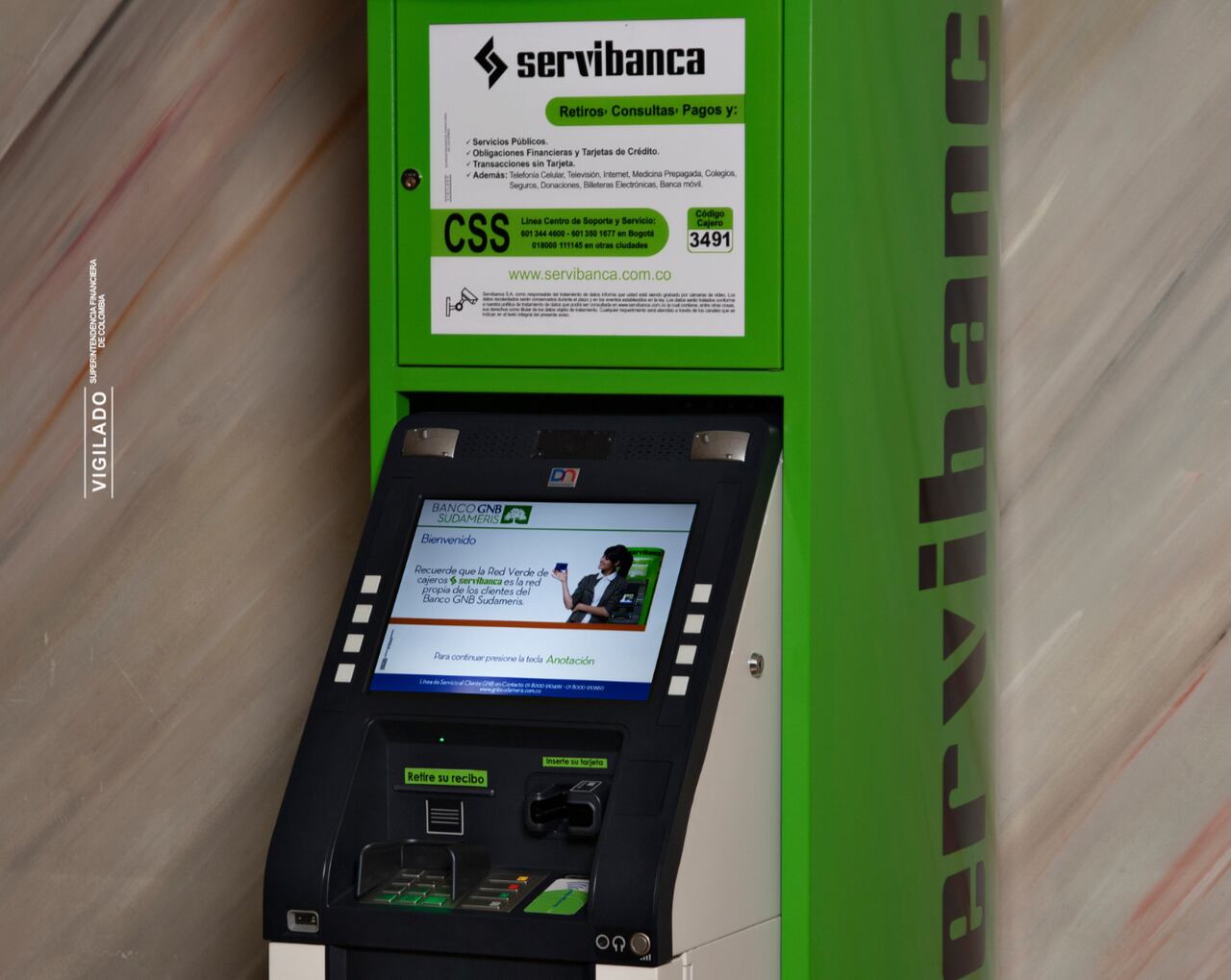 Cajero de Servibanca