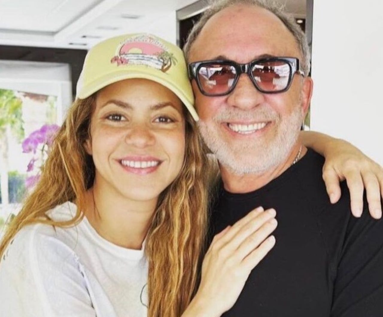 Shakira y Emilio Estefan se reencontraron en Miami.