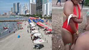 Emergencia en Cartagena por pez que se le incrustó a una mujer en el brazo.