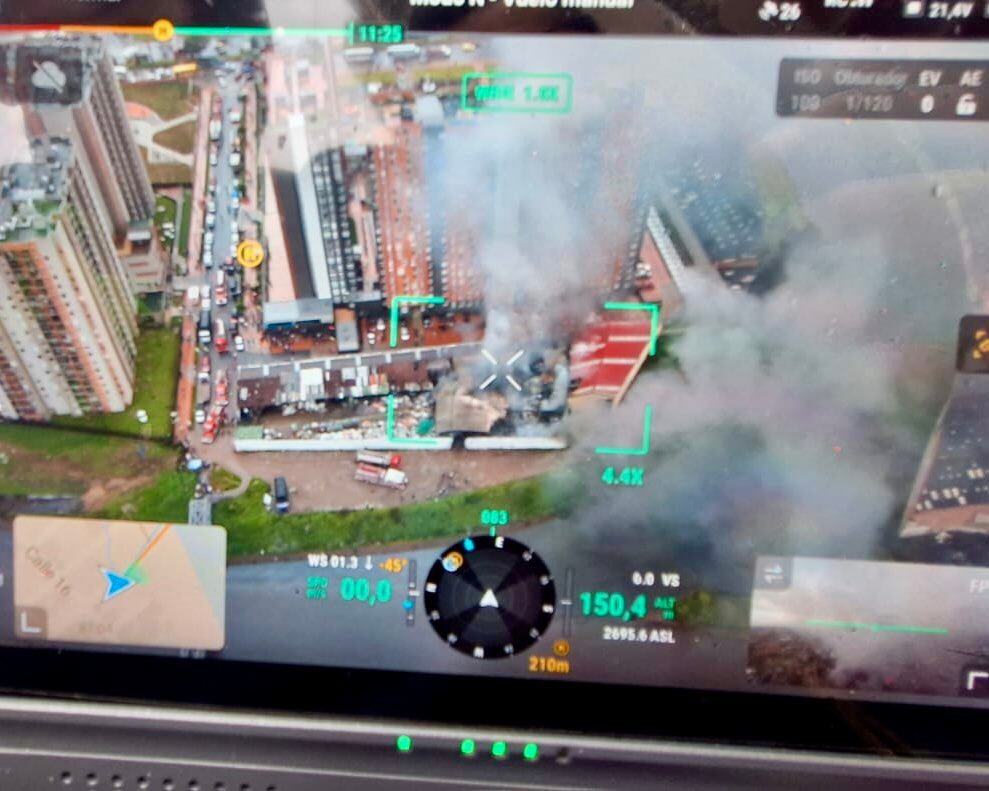 La emergencia se registró en la madrugada de este sábado, 19 de julio.