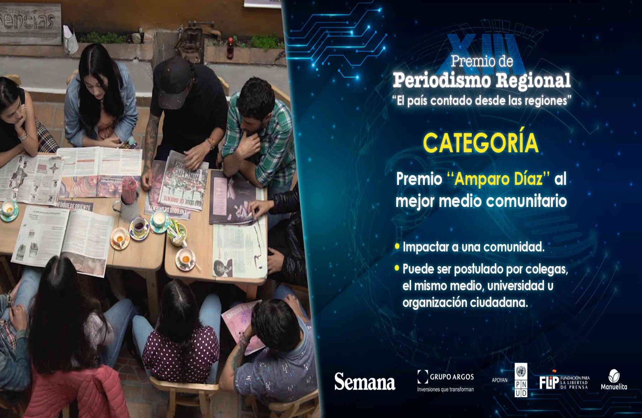 'Premio Amparo Díaz', otorgado al Mejor Medio Comunitario 