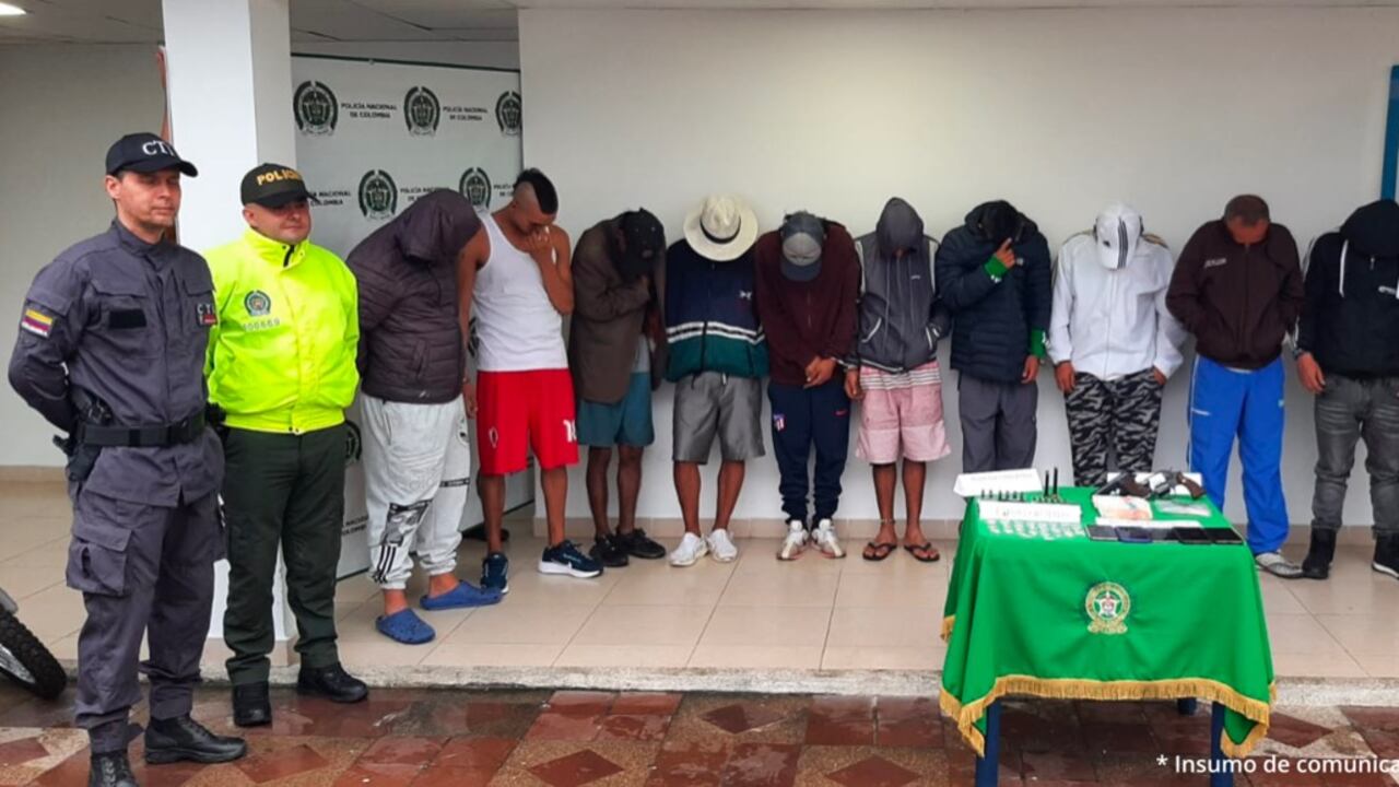 Golpe a varias organizaciones delictivas en Caldas