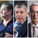 Efraín Cepeda, Dilian Francisca Toro, Germán Vargas, César Gaviria y Álvaro Uribe.