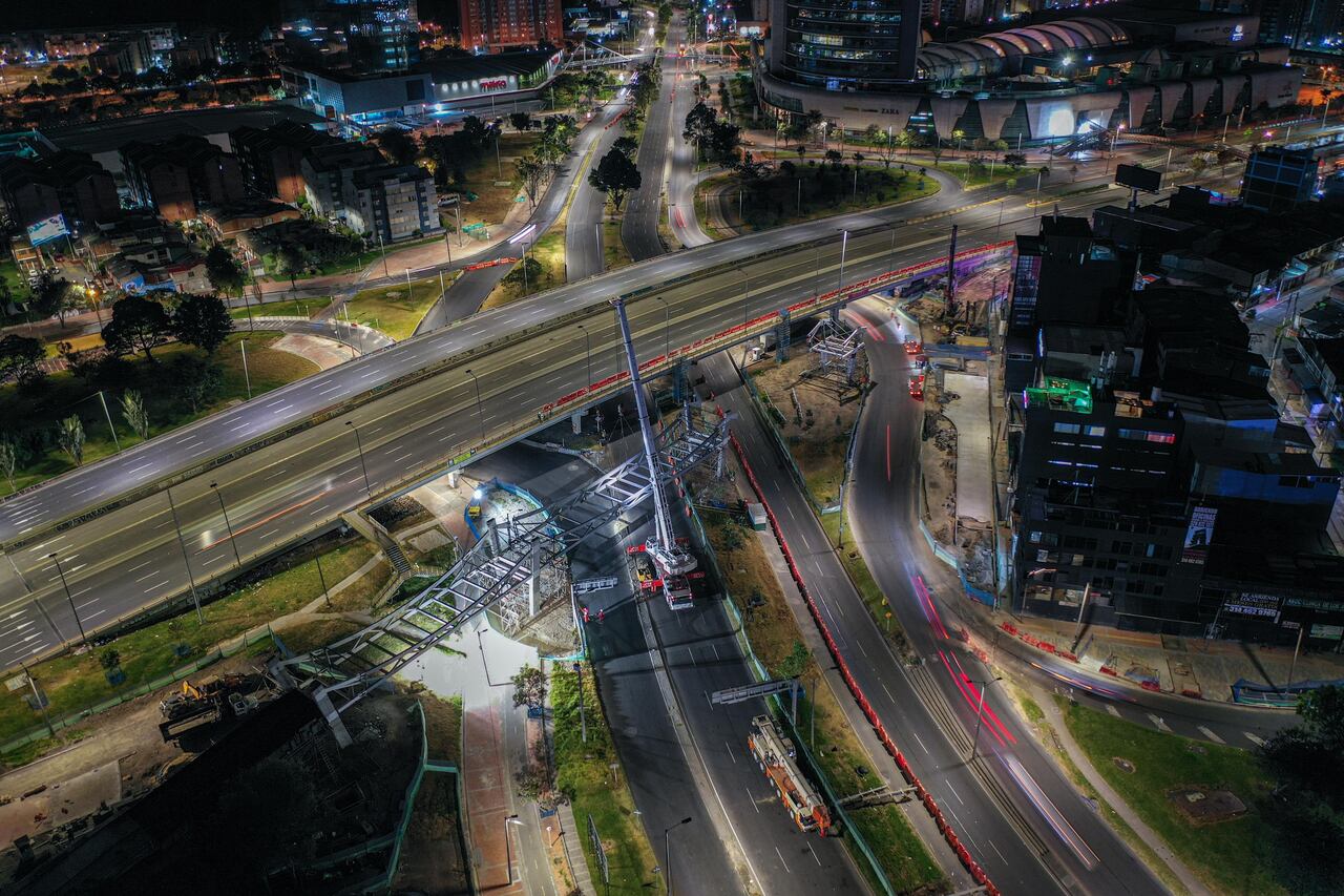 Ciclopuente Calle 80 con Avenida Boyacá