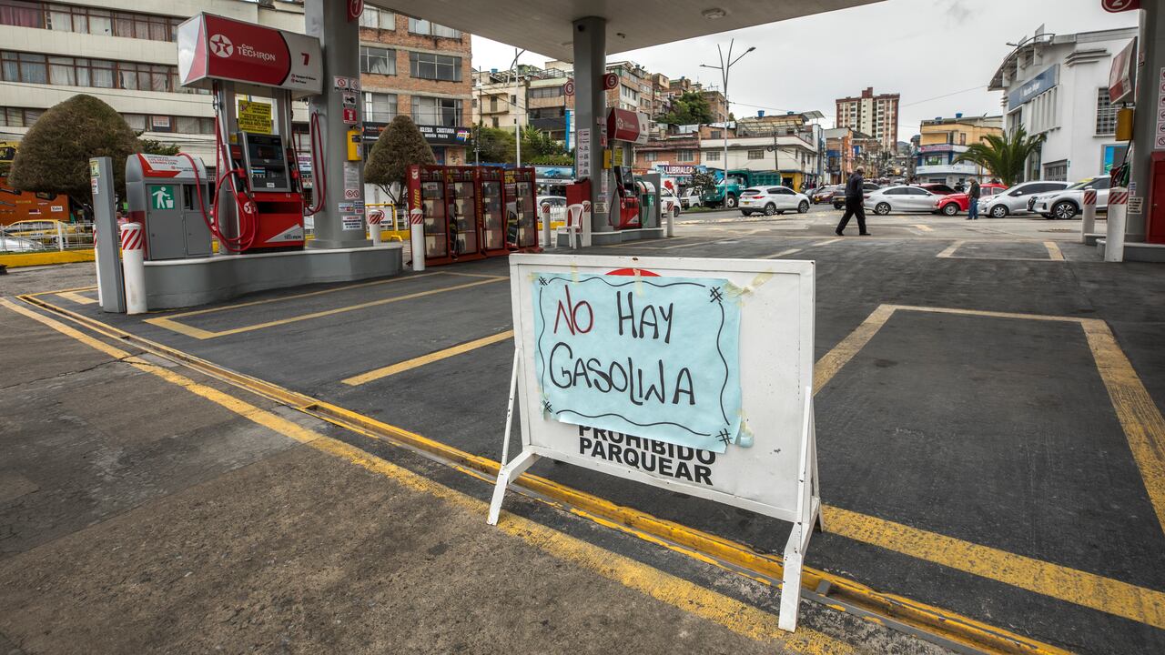 Desabastecimiento de gasolina en Pasto como consecuencia del cierre de la vía panamericana.
Pasto-Nariño Enero 13 de 2023.
Foto: Juan Carlos Sierra-Revista Semana.
