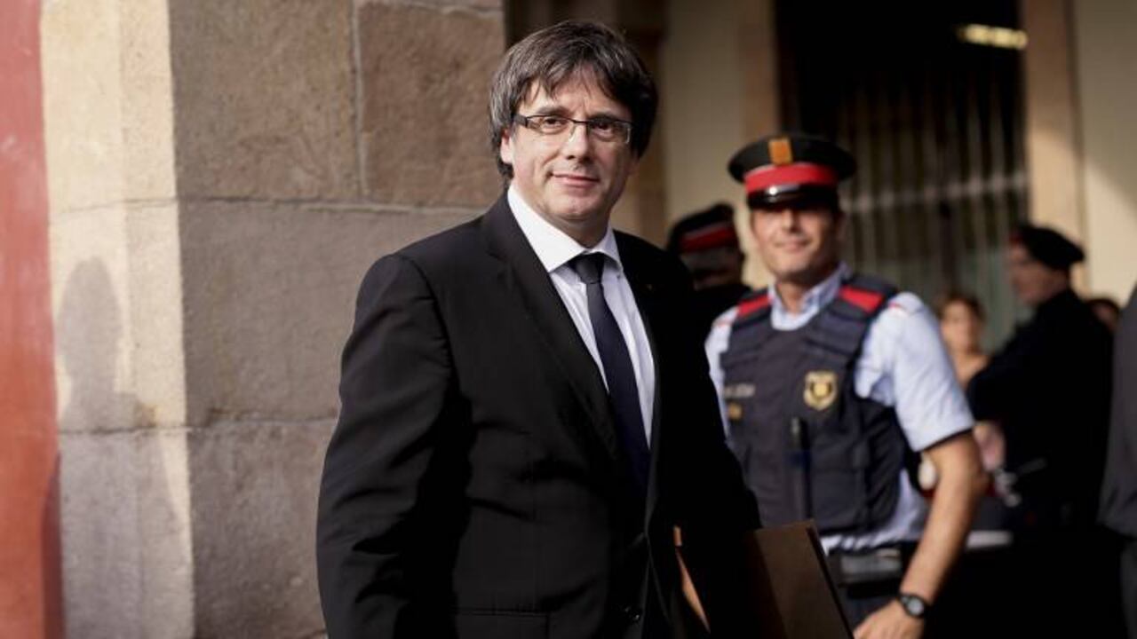 El expresidente catalán, Carles Puigdemont.
