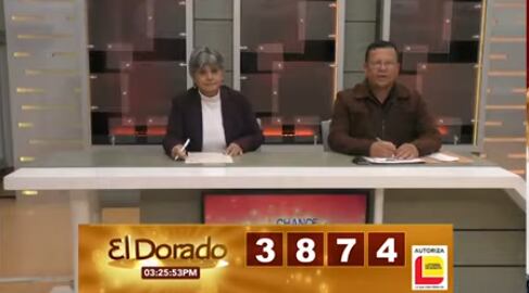 Resultados del sorteo 7253 de la Lotería El Dorado Tarde.