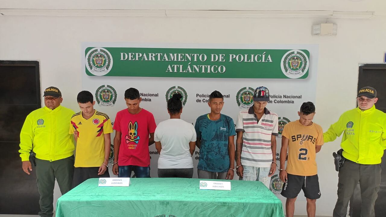 Seis personas capturadas señaladas de pertenecer a los Rastrojos Costeños.