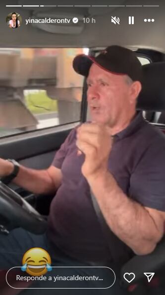 El papá de Yina Calderón responde a la pregunta de la influencer.