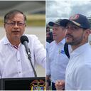 Víctor Muñoz, Gustavo Petro, Daniel Palacios