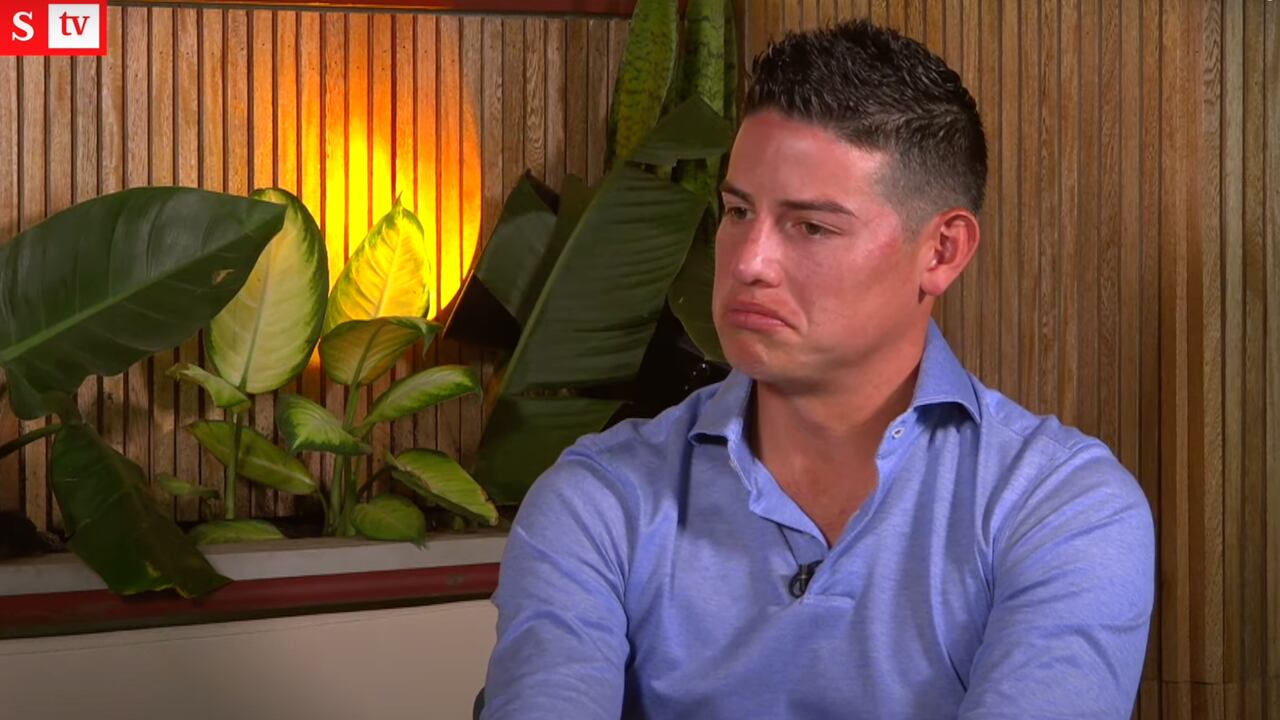 James en su entrevista con Vicky Dávila para SEMANA.
