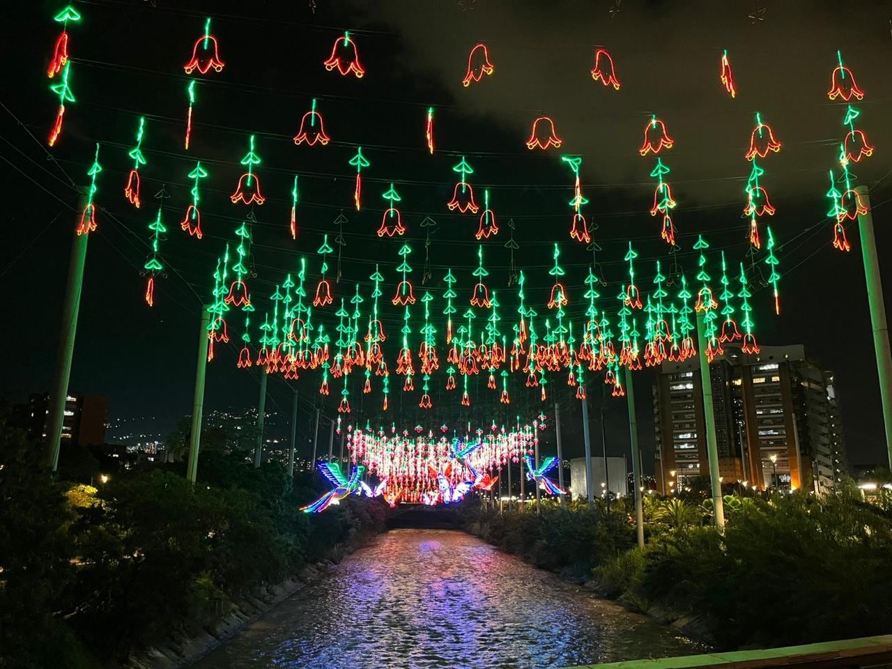Los alumbrados navideños de Medellín estarán durante 46 días.