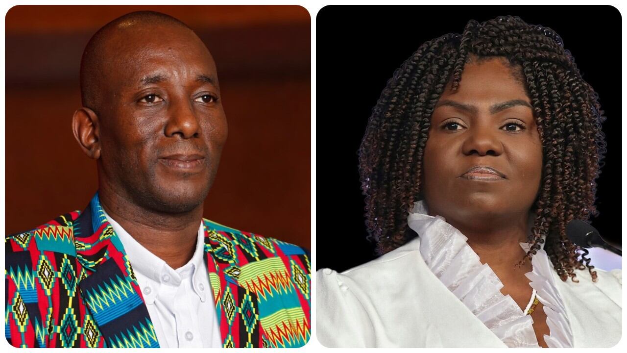 Paulino Riascos y Francia Márquez.