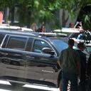 MIAMI, FLORIDA - JUNE 13: Trump supporters gather outside the Wilkie D. Ferguson Jr. United States Federal Courthouse as former President Donald Trump appears for his arraignment on June 13, 2023 in Miami, Florida. Trump is scheduled to appear in the federal court for his arraignment on charges including possession of national security documents after leaving office, obstruction, and making false statements. Joe Raedle/Getty Images/AFP (Photo by JOE RAEDLE / GETTY IMAGES NORTH AMERICA / Getty Images via AFP)