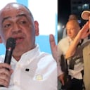 Carlos Pinedo, alcalde de Santa Marta, y el presidente Abelardo De La Espriella.