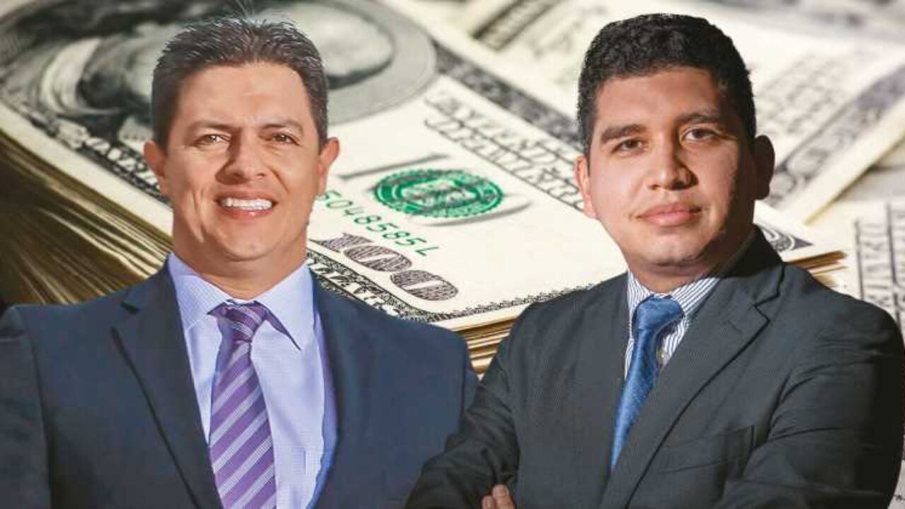 Hernán Alzate (Vicepresidente de tesoreria de Bancolombia), Jonathan Malagón (Vicepresidente de Asobancaria).