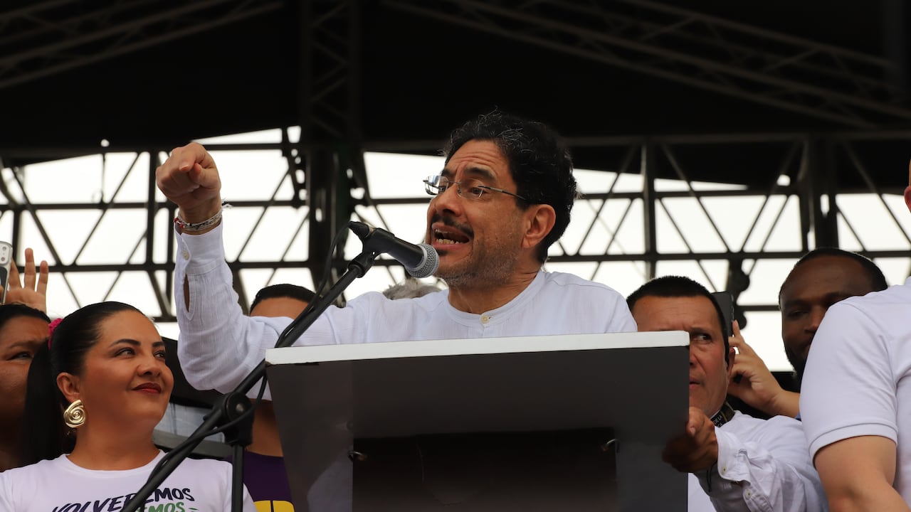 Iván Cepeda dio un discurso desde Barranquilla.