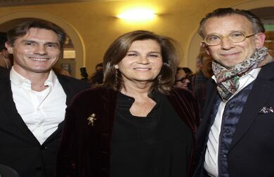 Roberto Cioci, Cuqui Santo Domingo y José Vicente Casas.