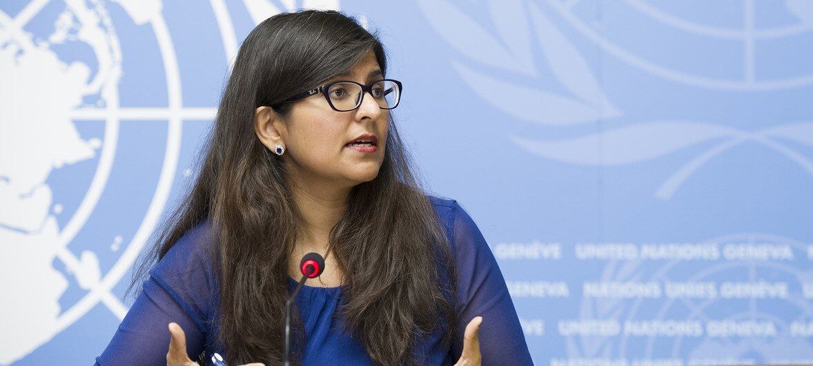 Ravina Shamdasani, Spokesperson for the Office of the UN High Commissioner.