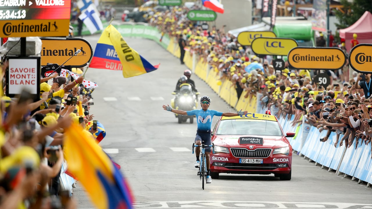 Nairo Quintana conquistó la etapa 18 en el Tour de Francia 2019 cuando todavía pertenecía al Movistar