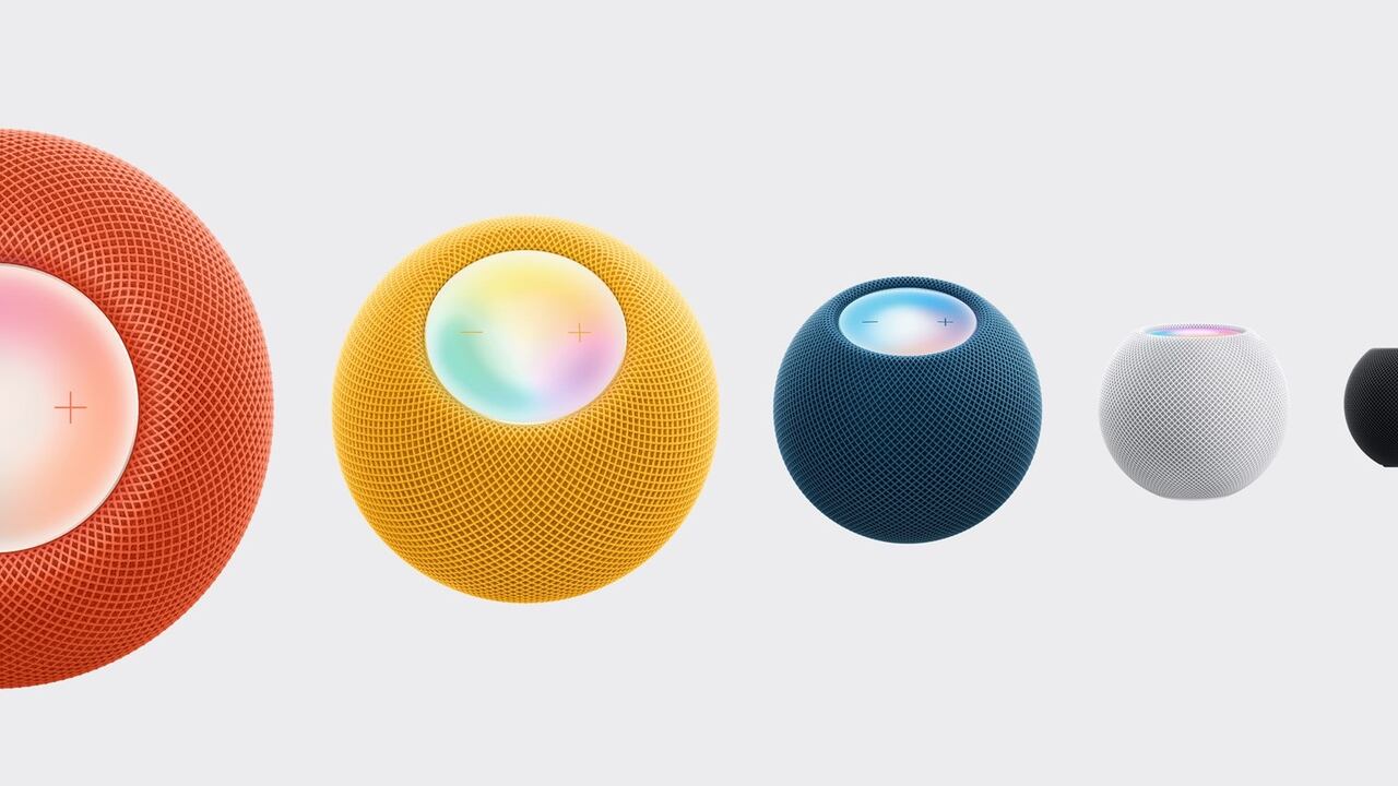 Apple presenta tres nuevos colores del HomePod mini
APPLE
23/11/2021
