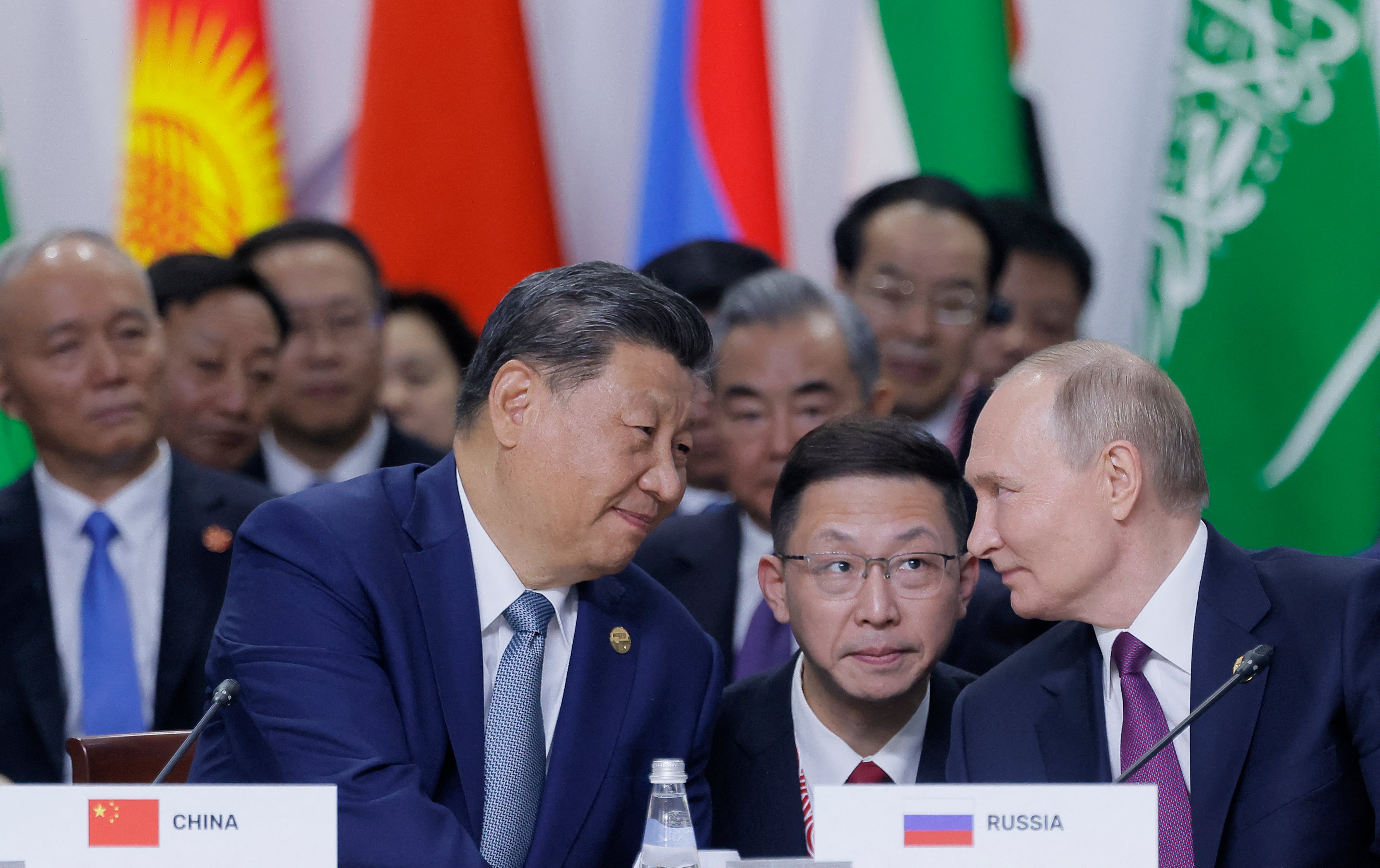 Xi Jinping, presidente de China y Vladimir Putin, presidente de Rusia.