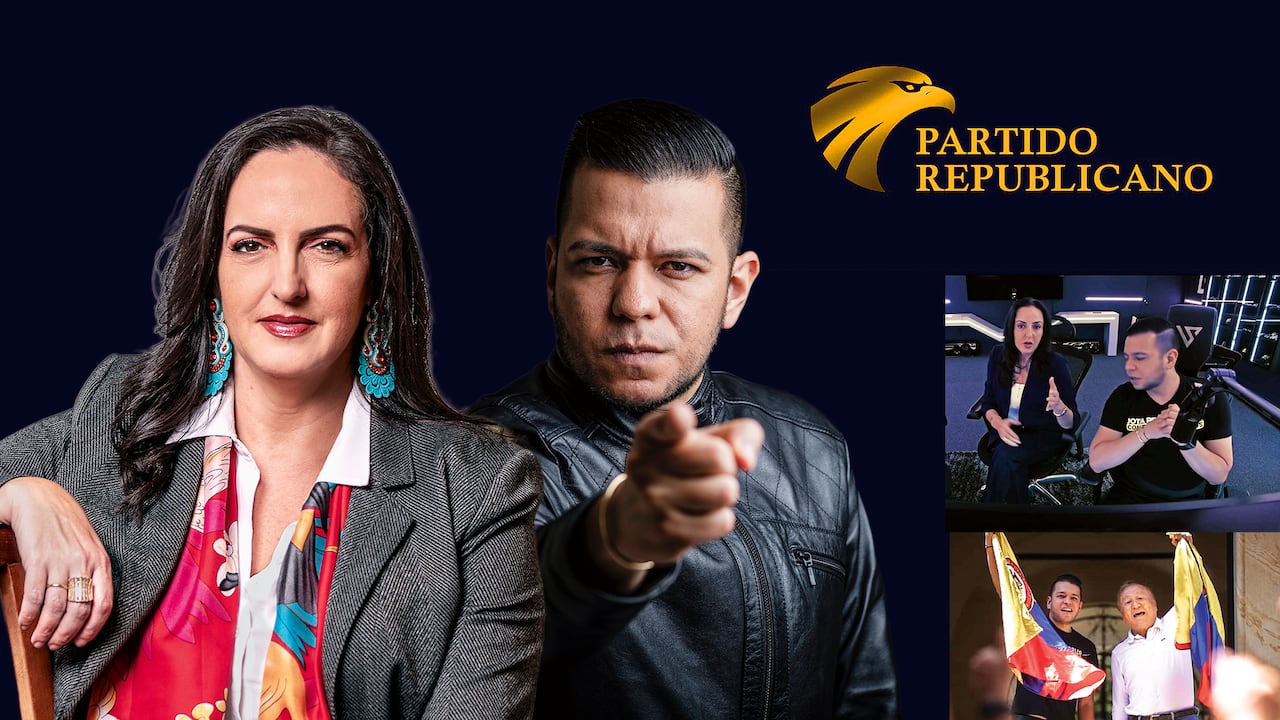 De izquierda a derecha: María Fernanda Cabal y Jota Pe Hernández.