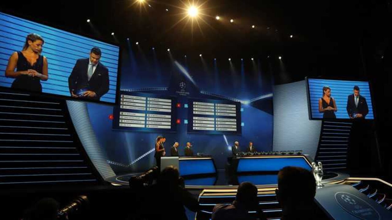 Sorteo de la Liga de Campeones.