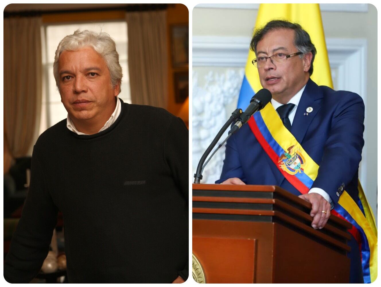 El exmilitante del M-19 volvió a pedir el juicio político contra el presidente Gustavo Petro. (Foto: Presidencia/León Darío Peláez)