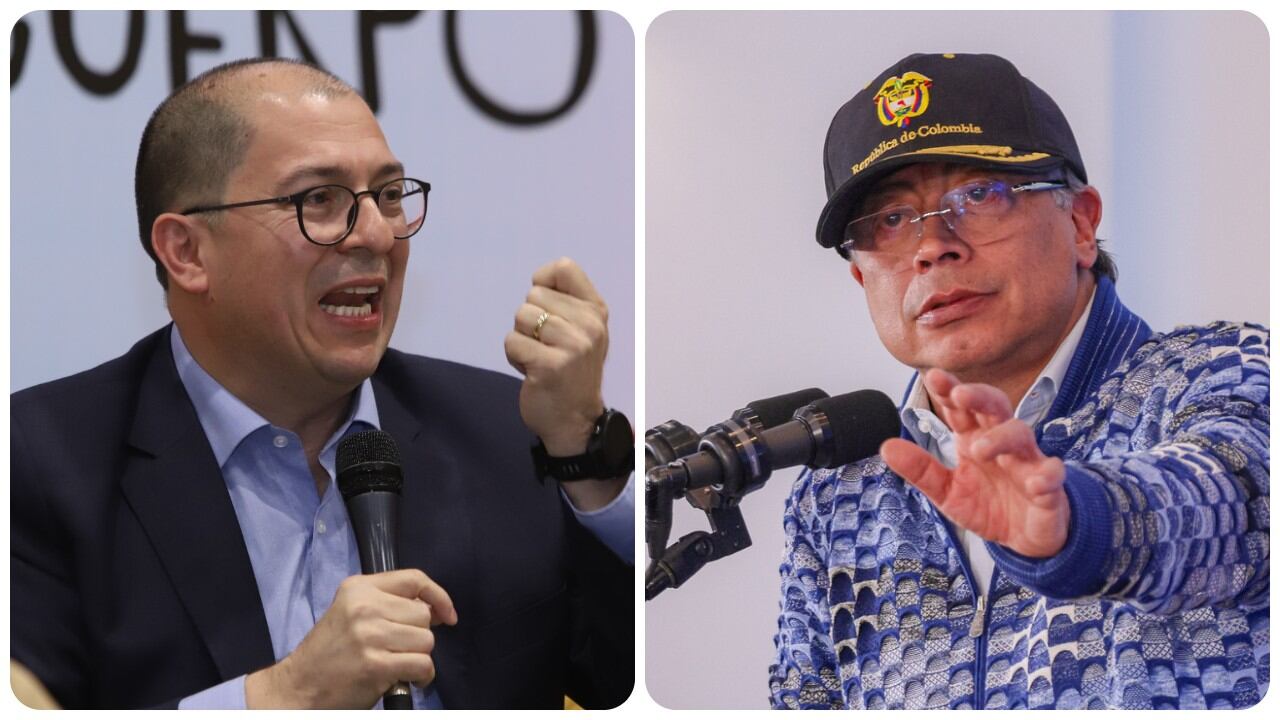 Francisco Barbosa y Gustavo Petro