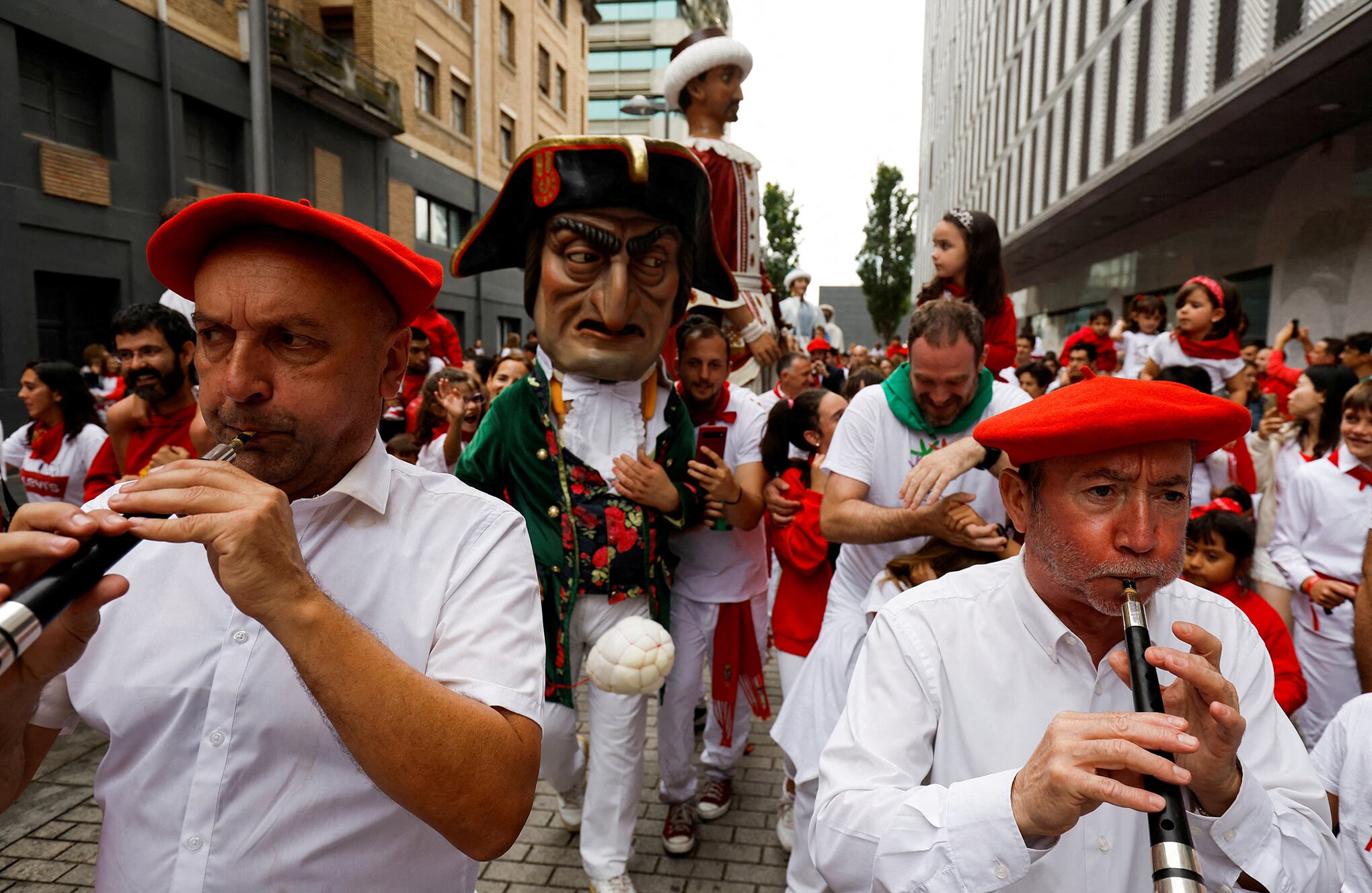 En imágenes : Arrancan las fiestas de San Fermín
