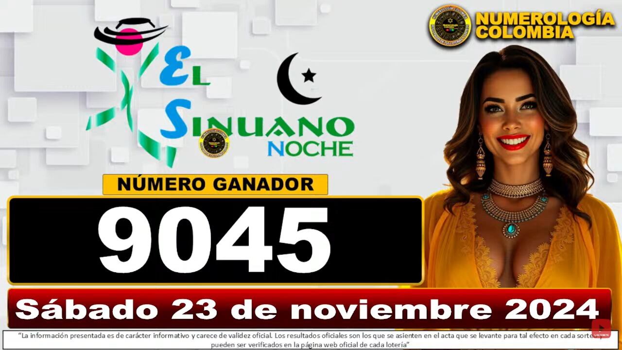 Resultados Lotería Sinuano Día y Noche