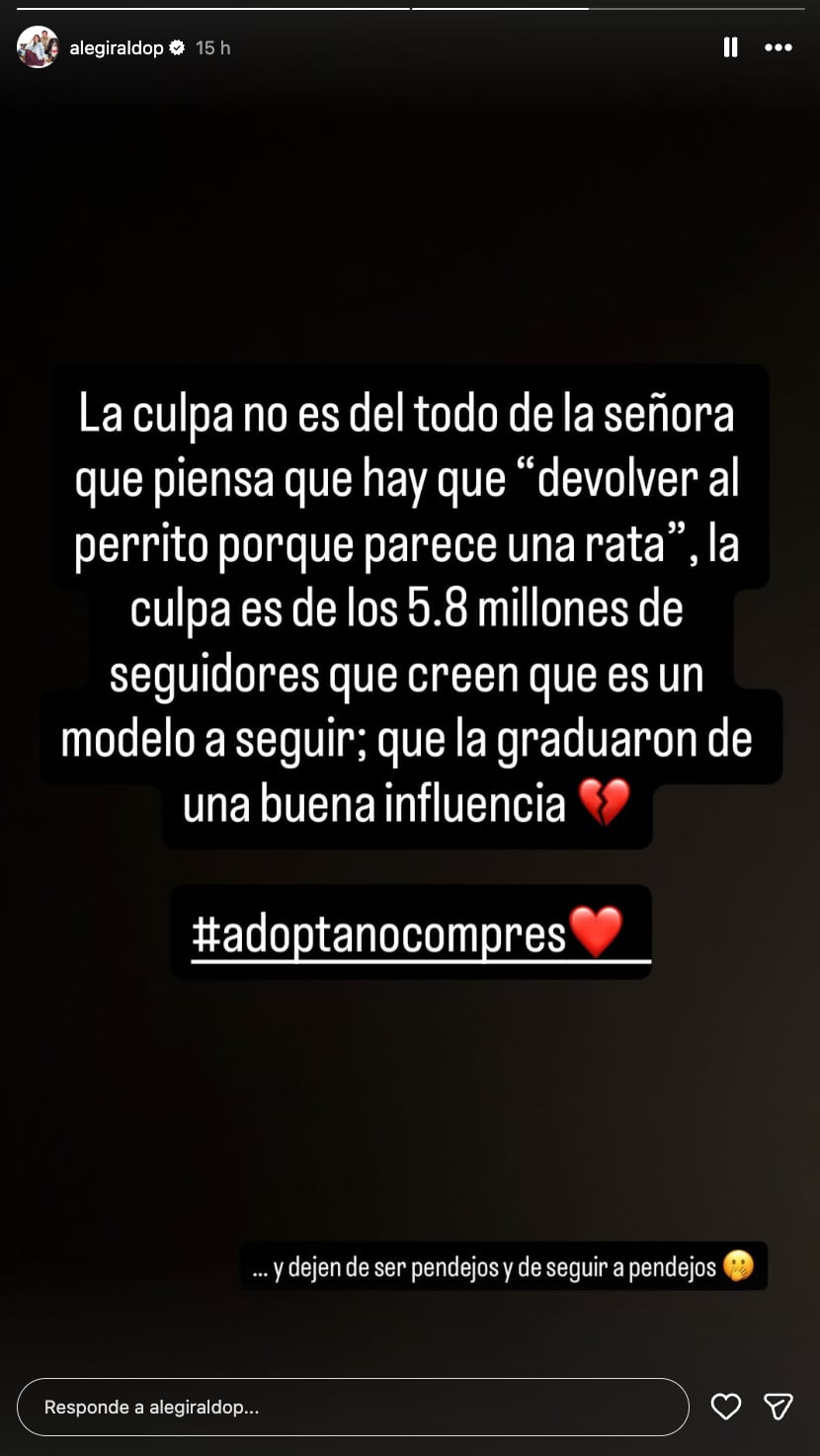 Alejandra Giraldo, de Caracol, se fue en contra de Karina García.
