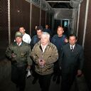 GILBERTO RODRIGUEZ EL DIA 3 DE DICIEMBRE DE 2004 MOMENTOS EN QUE SERIA ENVIADO A LOS ESTADOS UNIDOS EN CALIDAD DE EXTRADITADO.
FOTO POLICIA NACIONAL. DICIEMBRE 3 2004