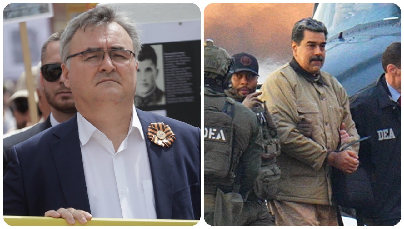 Serguéi Melik Bagdasarov y Nicolás Maduro