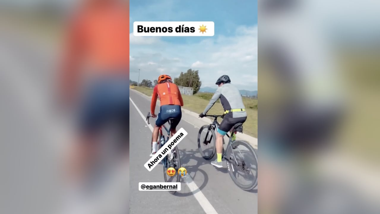 El ciclista se ha reincorporado a la ruta e ilusiona a los fanáticos con un posible regreso a la competencia.