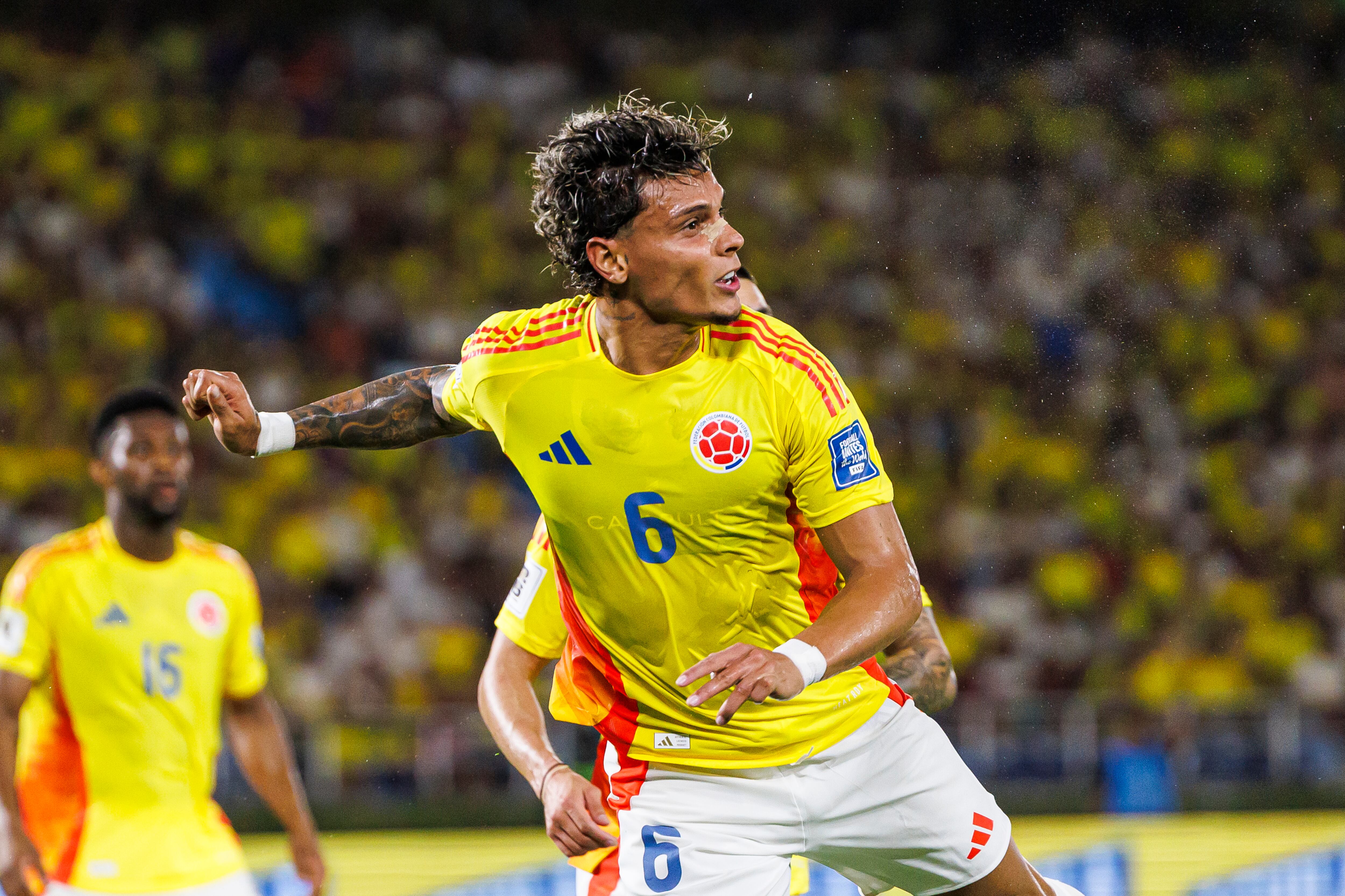 Richard Ríos una vez termine de jugar con Colombia tomará un jet privado para ser sumado a Palmeiras