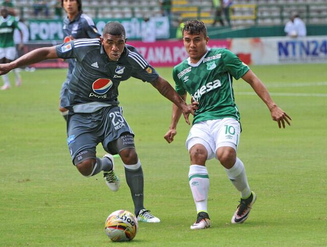 Andrés Felipe Roa con los colores del Deportivo Cali.