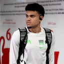 Luis Díaz estrena camiseta en el Liverpool